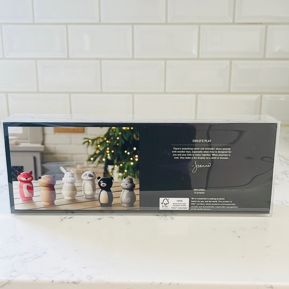 Hearth & Hand with Magnolia Toy Woodland Animal Figurine Set - Picture 6 of 15